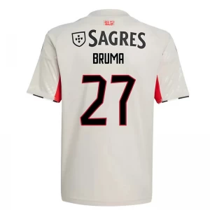 SL Benfica Fußballtrikot 2025-26 Bruma #27 Auswärtstrikot Herren