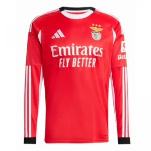 SL Benfica Fußballtrikot 2025-26 Heimtrikot Herren Langarm