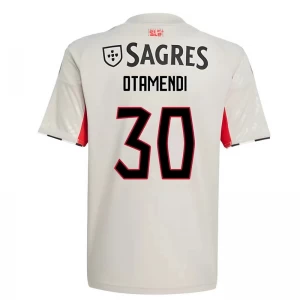SL Benfica Fußballtrikot 2025-26 Otamendi #30 Auswärtstrikot Herren