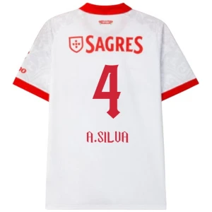 SL Benfica Fußballtrikot 2026-27 A. Silva #4 Auswärtstrikot Herren
