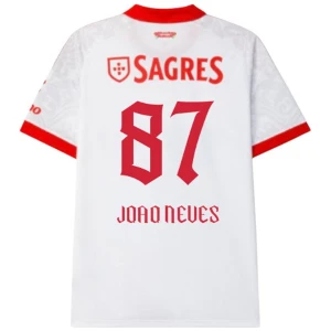 SL Benfica Fußballtrikot 2026-27 Joao Neves #87 Auswärtstrikot Herren