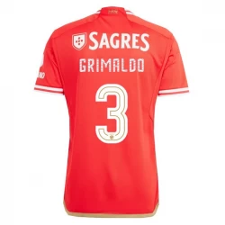 SL Benfica Grimaldo #3 Fußballtrikots 2023-24 UCL Heimtrikot Herren
