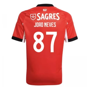 SL Benfica Joao Neves #87 Fußballtrikot 2025-26 Heimtrikot Herren