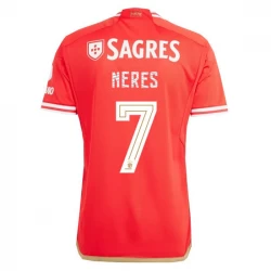 SL Benfica Neres #7 Fußballtrikots 2023-24 UCL Heimtrikot Herren