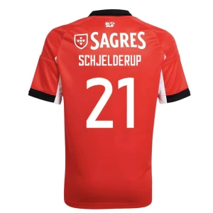 SL Benfica Schjelderup #21 Fußballtrikot 2025-26 Heimtrikot Herren