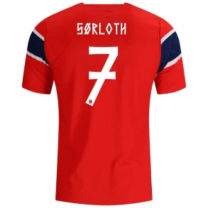 Sorloth #7 Norwegen Fußballtrikot WM 2026 Heimtrikot Herren