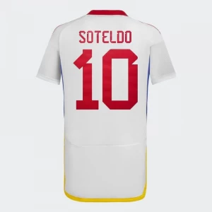Soteldo #10 Venezuela Fußballtrikot Copa America 2024 Auswärtstrikot Herren