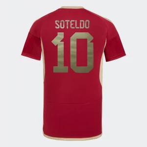 Soteldo #10 Venezuela Fußballtrikot Copa America 2024 Heimtrikot Herren