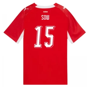 Sow #15 Schweiz Fußballtrikot WM 2026 Heimtrikot Herren