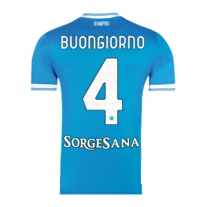 SSC Napoli Buongiorno #4 Fußballtrikot 2025-26 Heimtrikot Herren