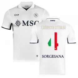 SSC Napoli Fußballtrikot 2024-25 Campioni D Italia #4 Auswärtstrikot Herren