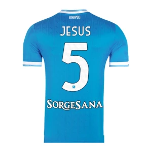 SSC Napoli Jesus #5 Fußballtrikot 2025-26 Heimtrikot Herren