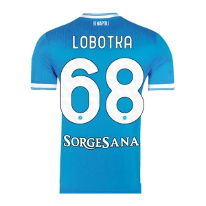 SSC Napoli Lobotka #68 Fußballtrikot 2025-26 Heimtrikot Herren