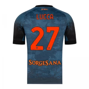 SSC Napoli Lucca 27 Halloween Fußballtrikot 2025-26 Heimtrikot Herren