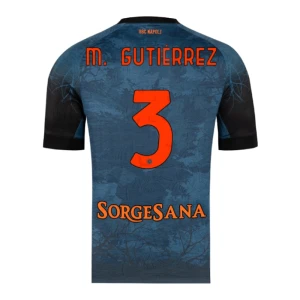 SSC Napoli M. Gutierrez 3 Halloween Fußballtrikot 2025-26 Heimtrikot Herren