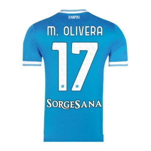 SSC Napoli M. Olivera #17 Fußballtrikot 2025-26 Heimtrikot Herren