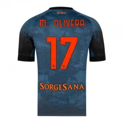 SSC Napoli M. Olivera 17 Halloween Fußballtrikot 2025-26 Heimtrikot Herren