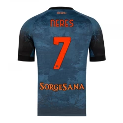 SSC Napoli Neres 7 Halloween Fußballtrikot 2025-26 Heimtrikot Herren