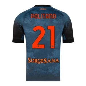 SSC Napoli Politano 21 Halloween Fußballtrikot 2025-26 Heimtrikot Herren