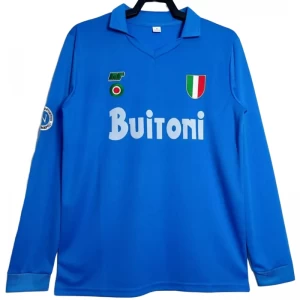 SSC Napoli Retro Trikot 1987-88 Heim Herren Langarm