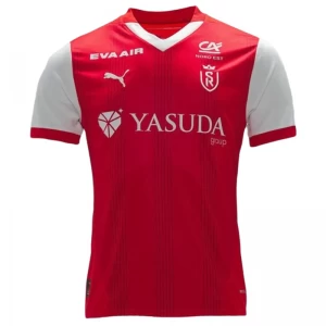 Stade de Reims Fußballtrikot 2024-25 Heimtrikot Herren