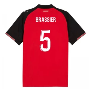 Stade Rennais FC Brassier #5 Fußballtrikot 2025-26 Heimtrikot Herren