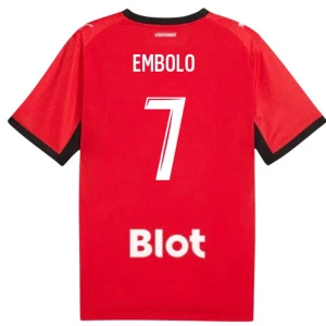 Stade Rennais FC Embolo #7 Fußballtrikot 2026-27 Heimtrikot Herren