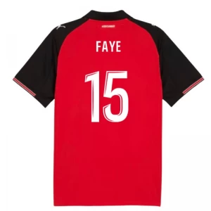 Stade Rennais FC Faye #15 Fußballtrikot 2025-26 Heimtrikot Herren