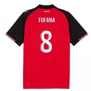 Stade Rennais FC Fofana #8 Fußballtrikot 2025-26 Heimtrikot Herren