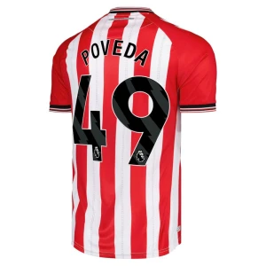 Sunderland AFC Poveda #49 Fußballtrikot 2025-26 Heimtrikot Herren
