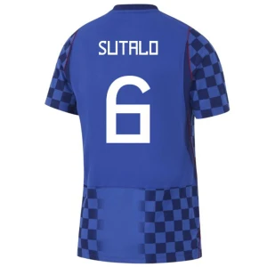 Sutalo #6 Kroatien Fußballtrikot WM 2026 Auswärtstrikot Herren