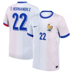 T. Hernandez #22 Frankreich Fußballtrikot EM 2024 Auswärtstrikot Herren
