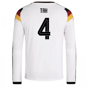 Tah #4 Deutschland Fußballtrikot WM 2026 Heimtrikot Herren Langarm