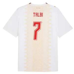Talbi #7 Marokko Fußballtrikot WM 2026 Auswärtstrikot Herren