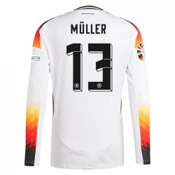Thomas Müller #13 Deutschland Fußballtrikots EM 2024 Heimtrikot Herren Langarm