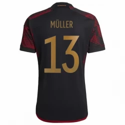 Thomas Müller #13 Deutschland Fußballtrikots WM 2022 Auswärtstrikot Herren
