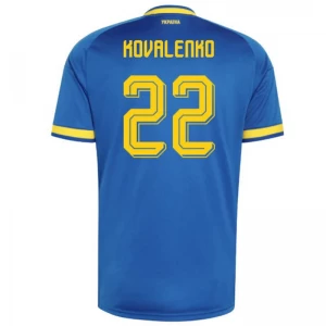 Ukraine Fußballtrikot 2026 Kovalenko #22 Auswärtstrikot Herren