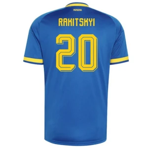 Ukraine Fußballtrikot 2026 Rakitskyi #20 Auswärtstrikot Herren