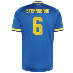 Ukraine Fußballtrikot 2026 Stepanenko #6 Auswärtstrikot Herren