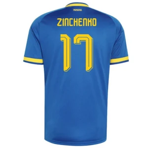 Ukraine Fußballtrikot 2026 Zinchenko #17 Auswärtstrikot Herren