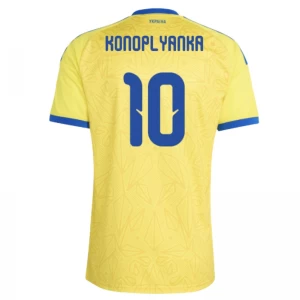 Ukraine Konoplyanka #10 Fußballtrikot 2026 Heimtrikot Herren