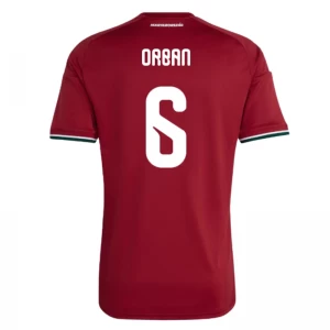 Ungarn Orban #6 Fußballtrikot 2026 Heimtrikot Herren