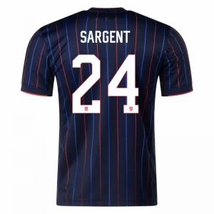 USA Fußballtrikot 2025 Sargent #24 Auswärtstrikot Herren