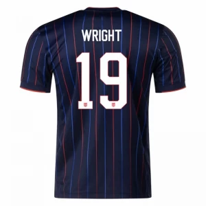 USA Fußballtrikot 2025 Wright #19 Auswärtstrikot Herren