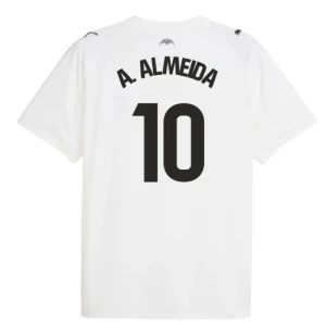 Valencia CF A. Almeida #10 Fußballtrikot 2025-26 Heimtrikot Herren