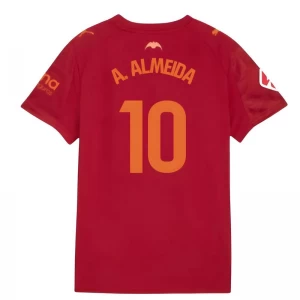 Valencia CF Fußballtrikot 2025-26 A. Almeida #10 Auswärtstrikot Herren