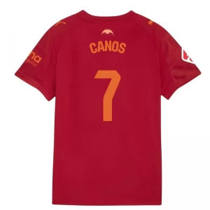 Valencia CF Fußballtrikot 2025-26 Canos #7 Auswärtstrikot Herren