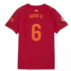 Valencia CF Fußballtrikot 2025-26 Hugo G. #6 Auswärtstrikot Herren