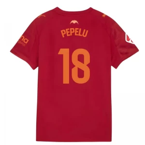 Valencia CF Fußballtrikot 2025-26 Pepelu #18 Auswärtstrikot Herren