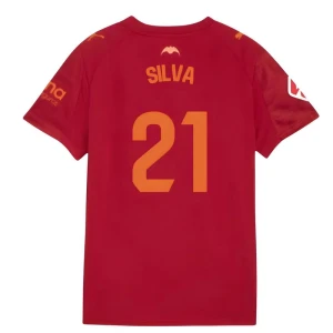 Valencia CF Fußballtrikot 2025-26 Silva #21 Auswärtstrikot Herren